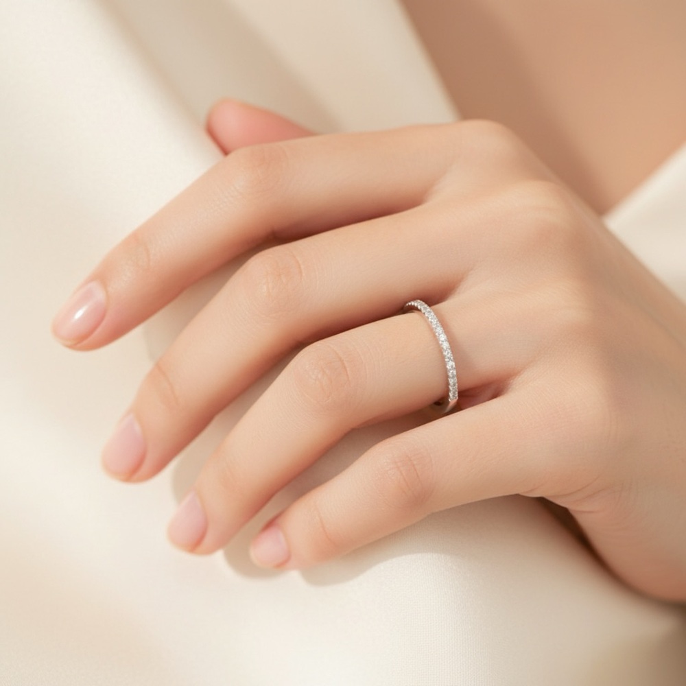 *️⃣ RESTOCK *️⃣ 925 Silver White Topaz Silver Ring
